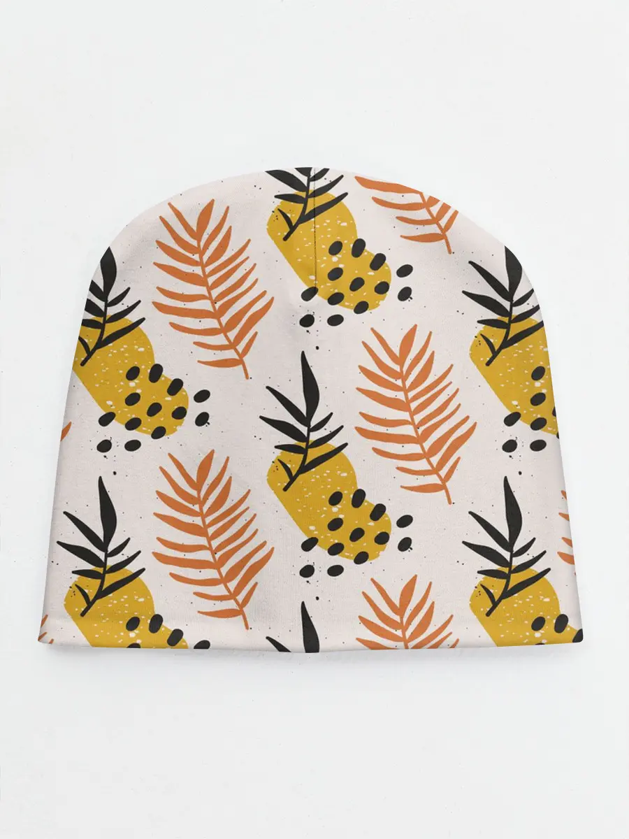 Детская шапка / Абстрактные ветви - узор