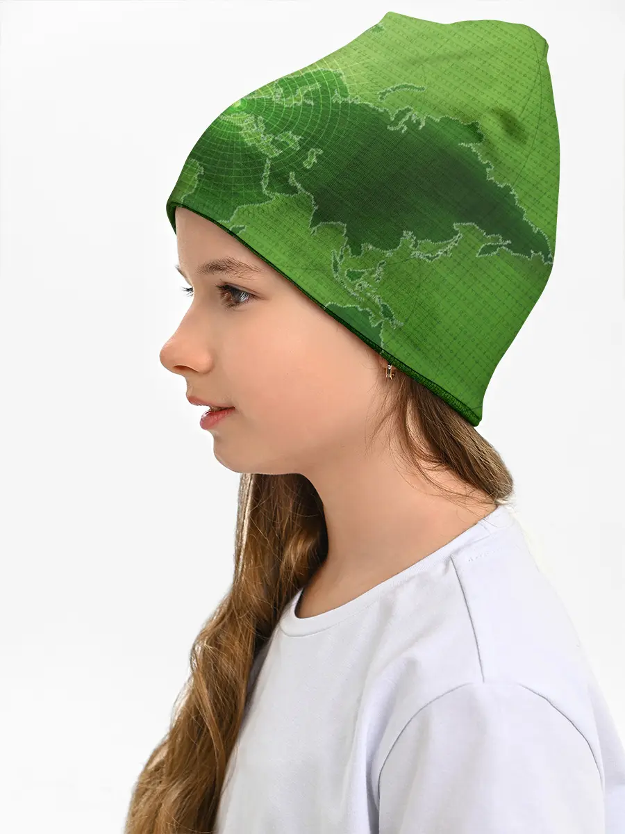 Детская шапка / Карта мира