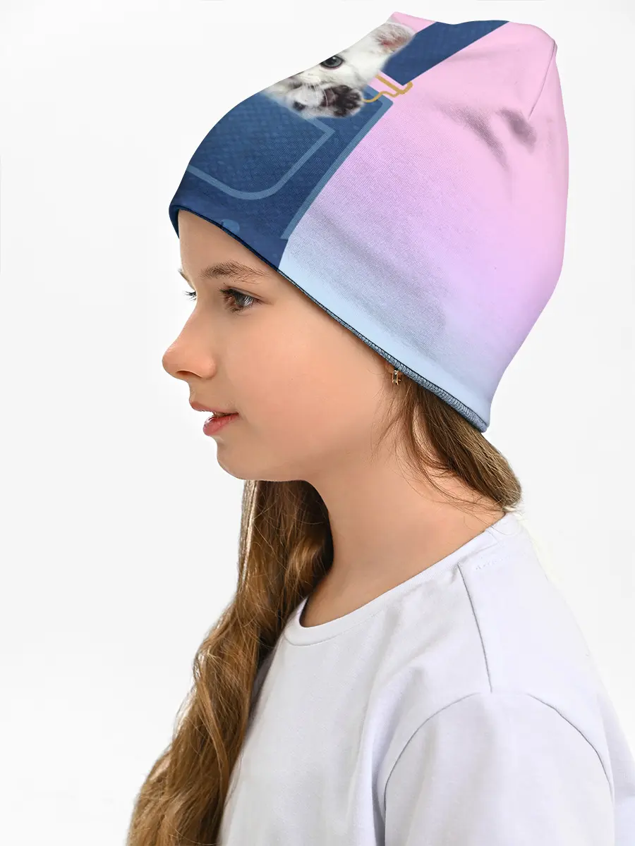 Детская шапка / Котенок в кармане