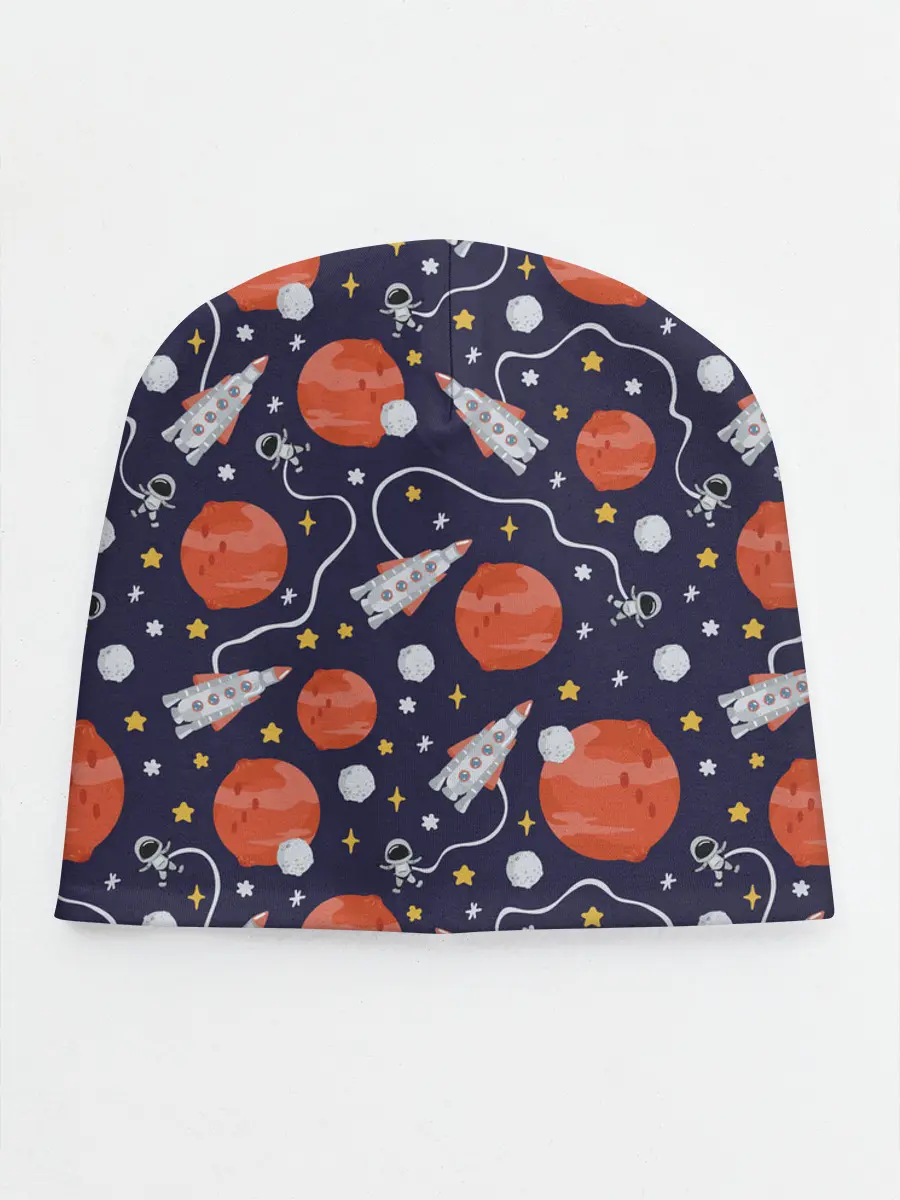 Детская шапка / Корабли, планеты и спутники