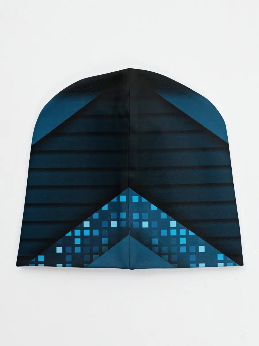 Детская шапка / 3D luxury blue abstract