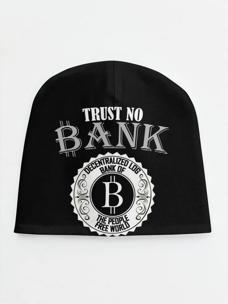 Детская шапка / TRUST NO BANK BITCOIN