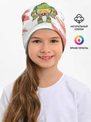 Детская шапка / ЧЕРЕПАШКИ НИНДЗЯ - РАФАЭЛЬ