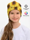 Детская шапка / Подсолнухи в поле