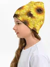 Детская шапка / Подсолнухи в поле