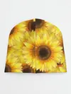 Детская шапка / Подсолнухи в поле