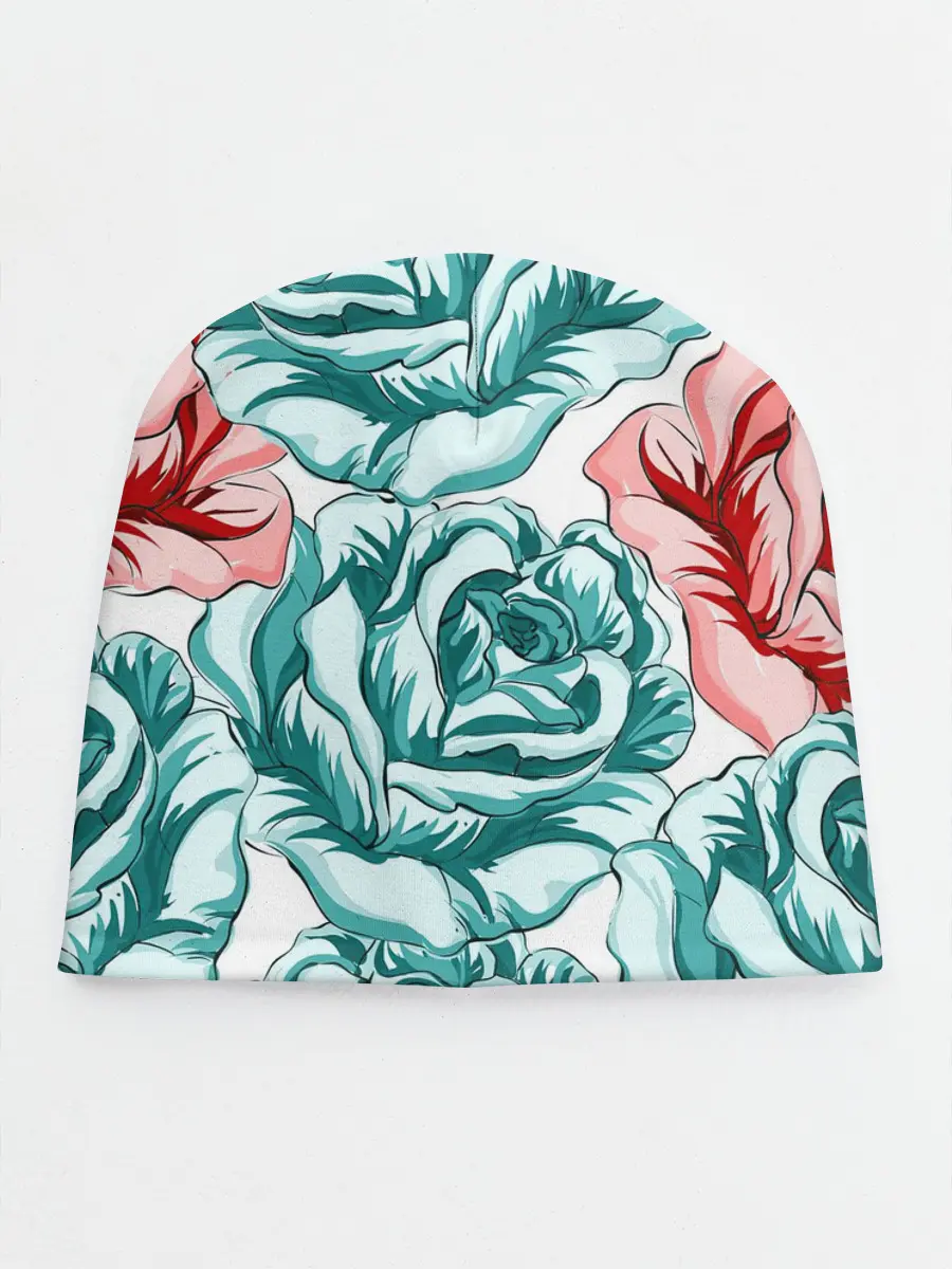 Детская шапка / Розы