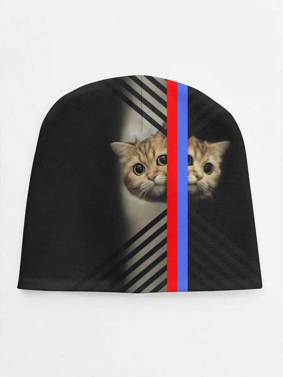 Детская шапка / Кот