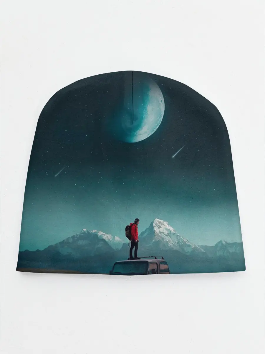 Детская шапка / Космос в горах
