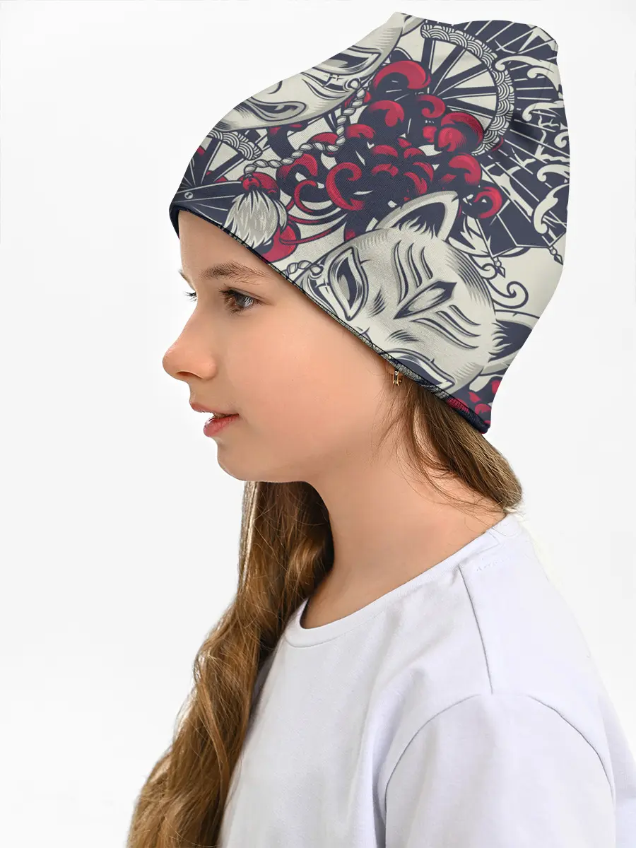 Детская шапка / Кицунэ | Маска лисы