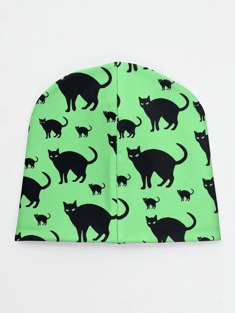 Детская шапка / Кошачий фон