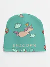 Детская шапка / Единорог с мороженкой