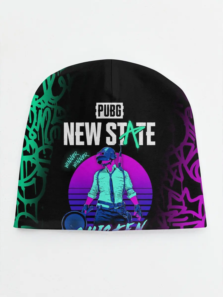 Детская шапка / PUBG NEW STATE / ПАБГ НЕОН