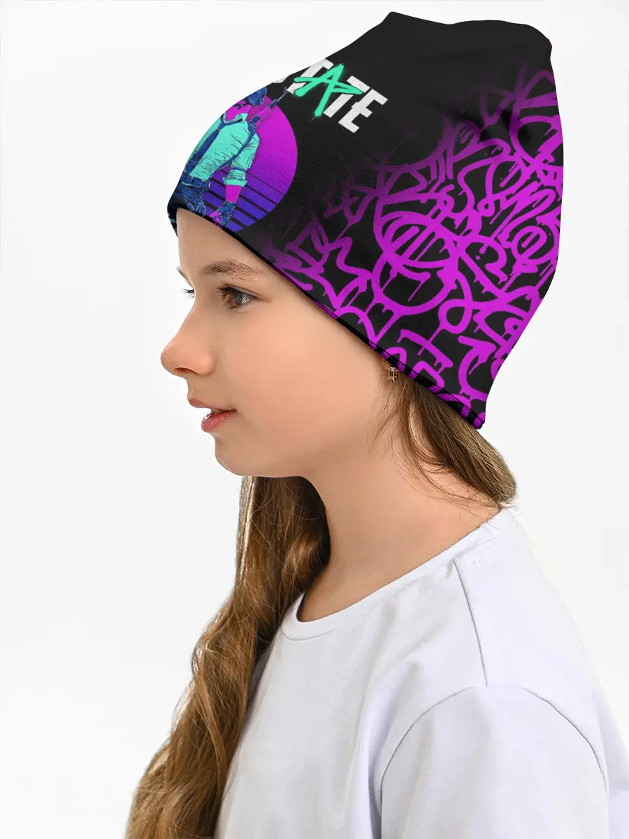 Детская шапка / PUBG NEW STATE / ПАБГ НЕОН