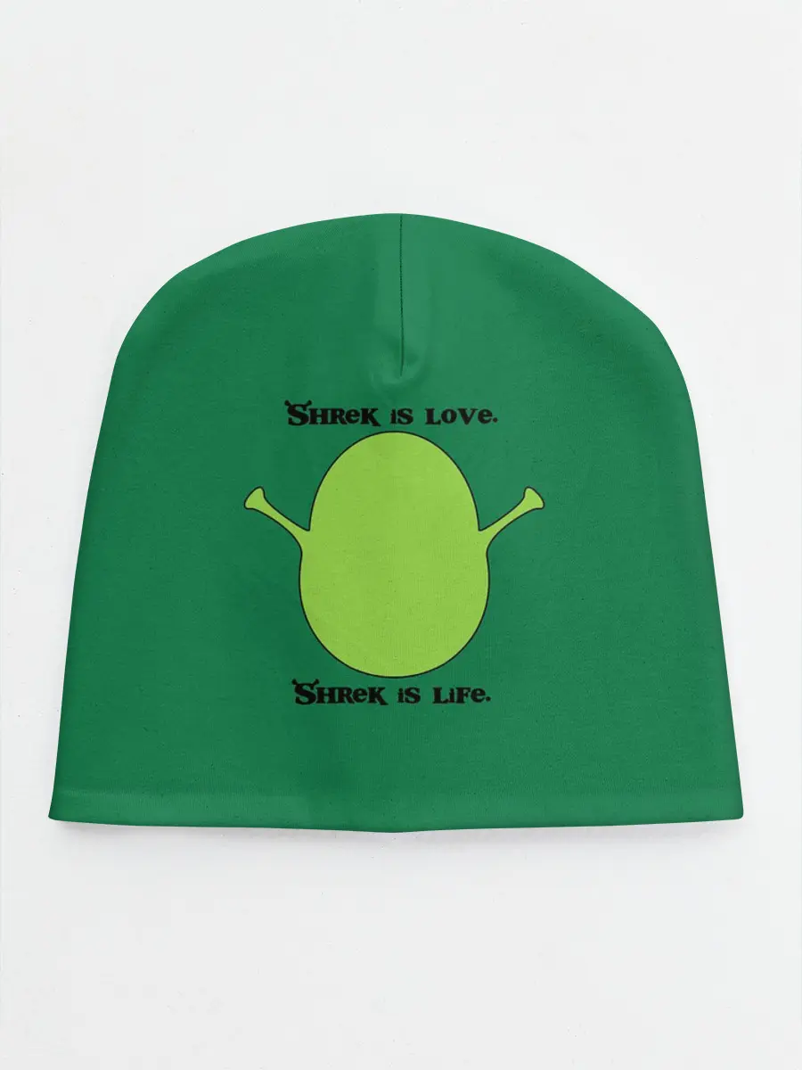 Детская шапка / Shrek is love, Shrek is life