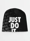 Детская шапка / JUST DO IT / ПРОСТО СДЕЛАЙ ЭТО