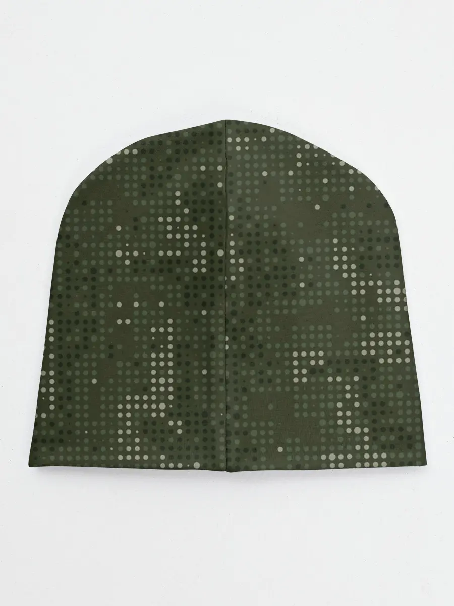 Детская шапка / ПОБЕДНЫЙ КАМУФЛЯЖ С ЛЕНТОЙ