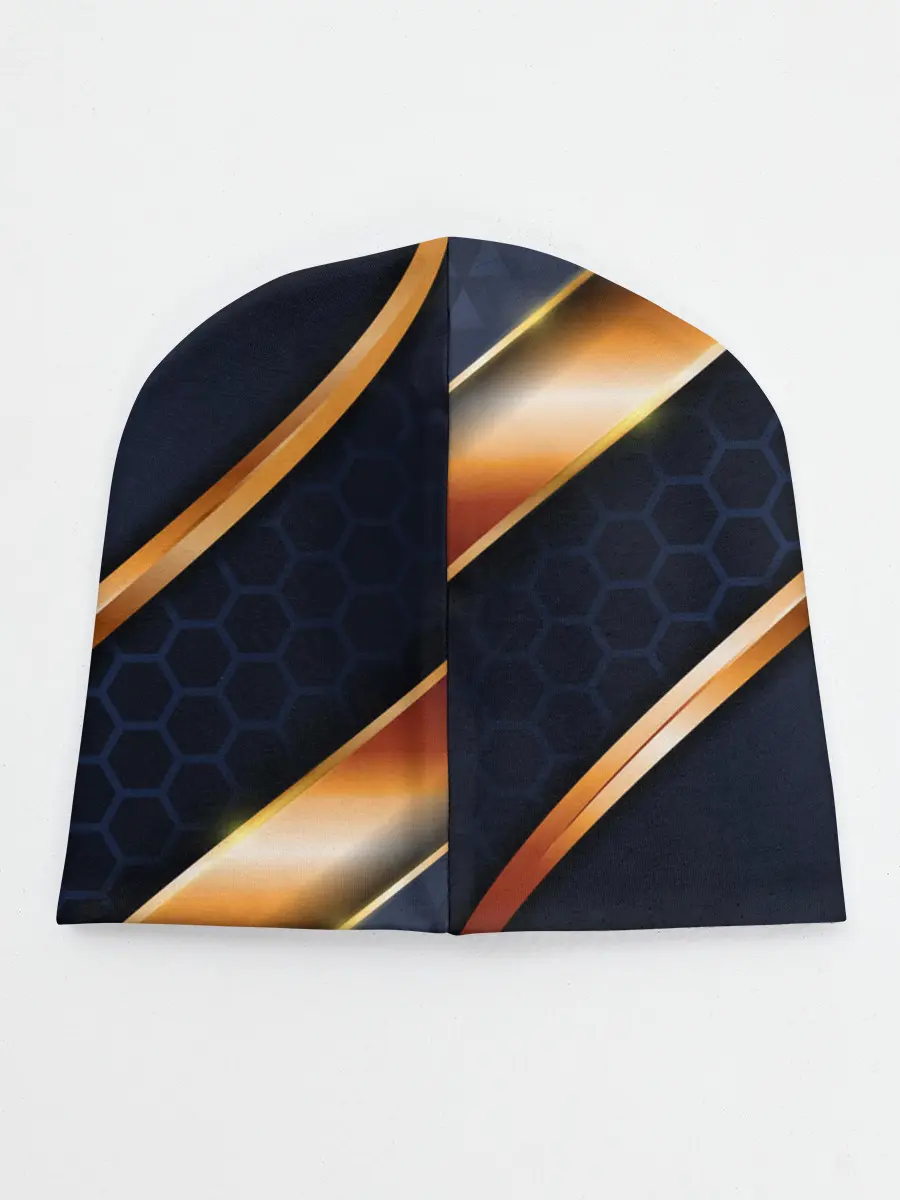 Детская шапка / 3D БРОНЯ ВСТАВКИ ЗОЛОТА