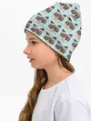 Детская шапка / Грустный котик