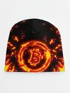 Детская шапка / BITCOIN / БИТКОИН / ОГОНЬ