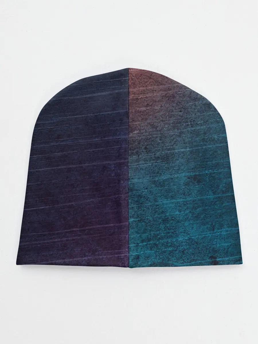 Детская шапка / Texture. Blue Ripples