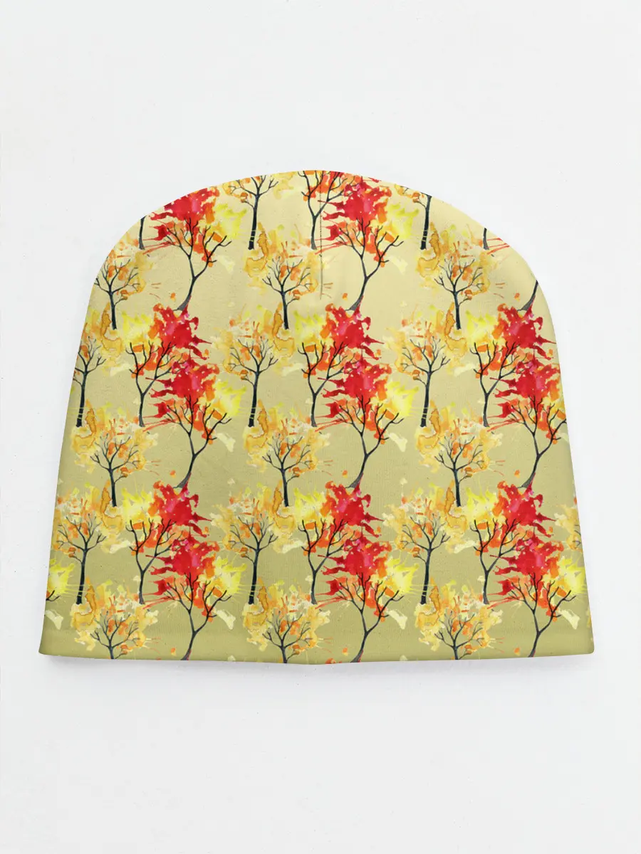 Детская шапка / самый осенний принт