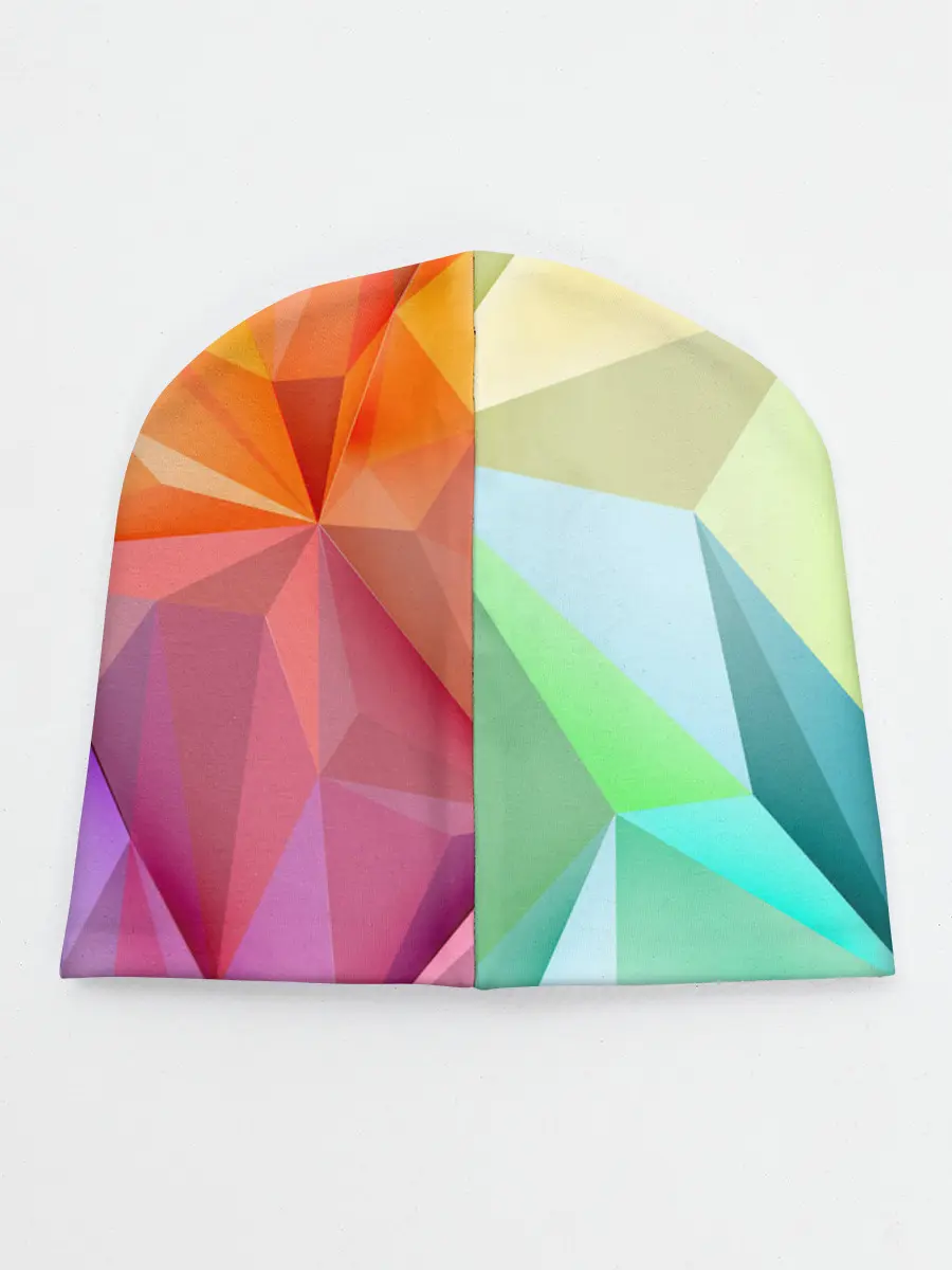 Детская шапка / Радужная геометрия