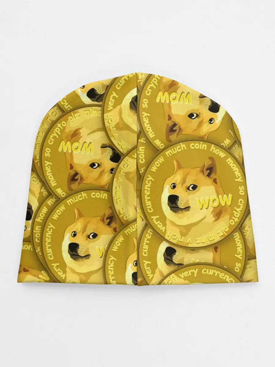 Детская шапка / DOGECOIN / DOGE / ДОГИКОИН