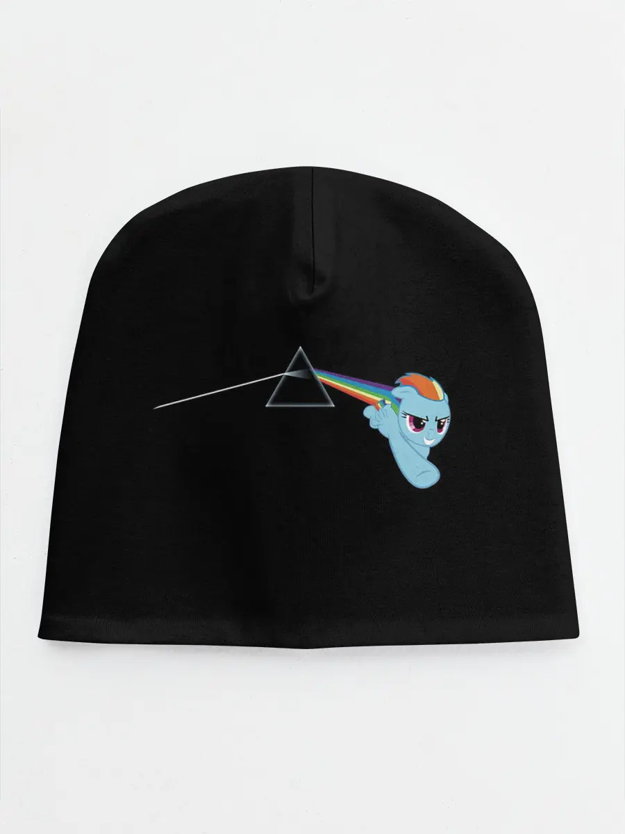 Детская шапка / Радуга Дэш х Пинк Флойд