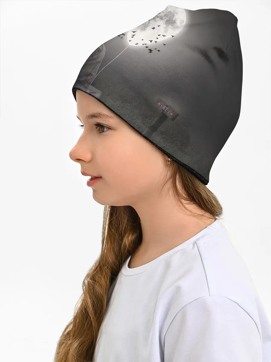 Детская шапка / Мопс и луна