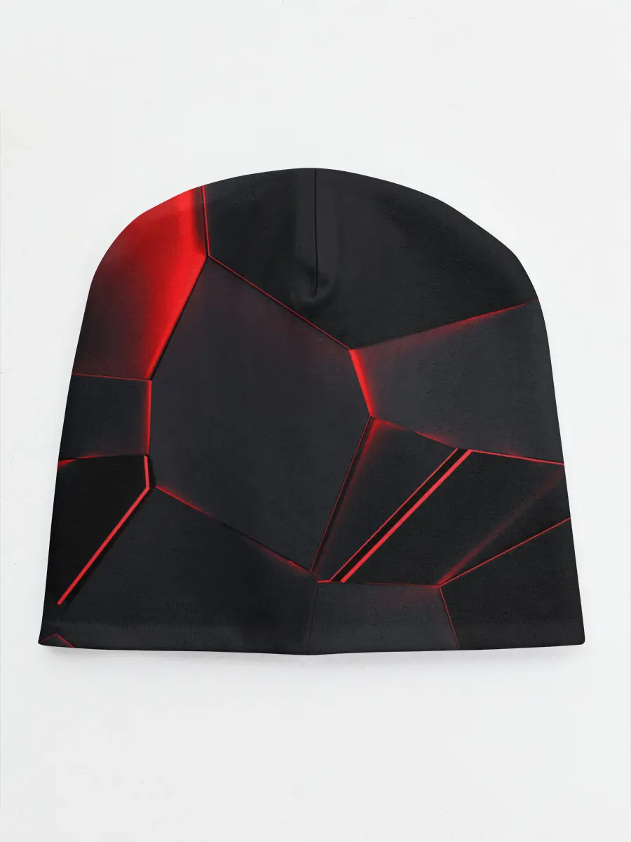 Детская шапка / Красные плиты 3D