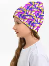 Детская шапка / абстракция из ярких полос