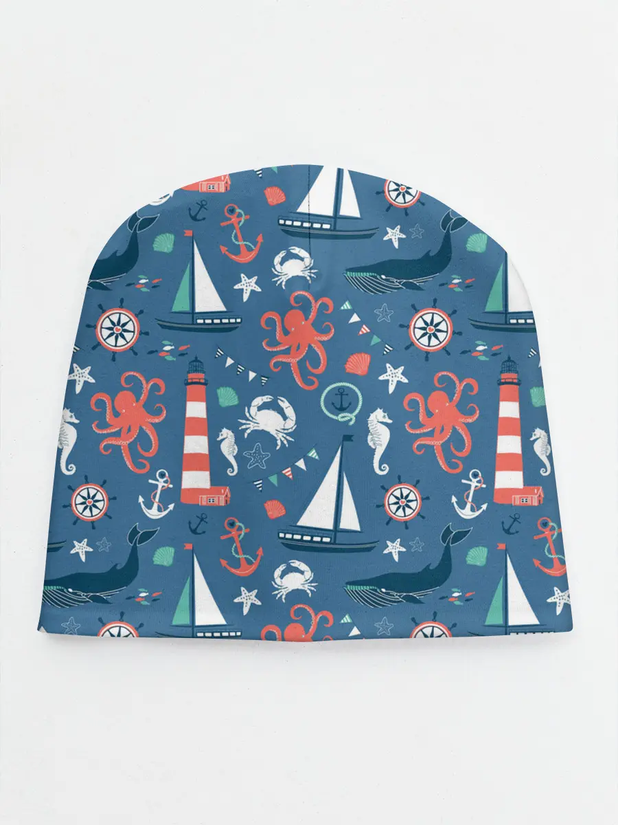 Детская шапка / Морские жители