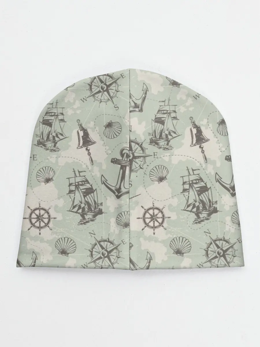 Детская шапка / Морская карта