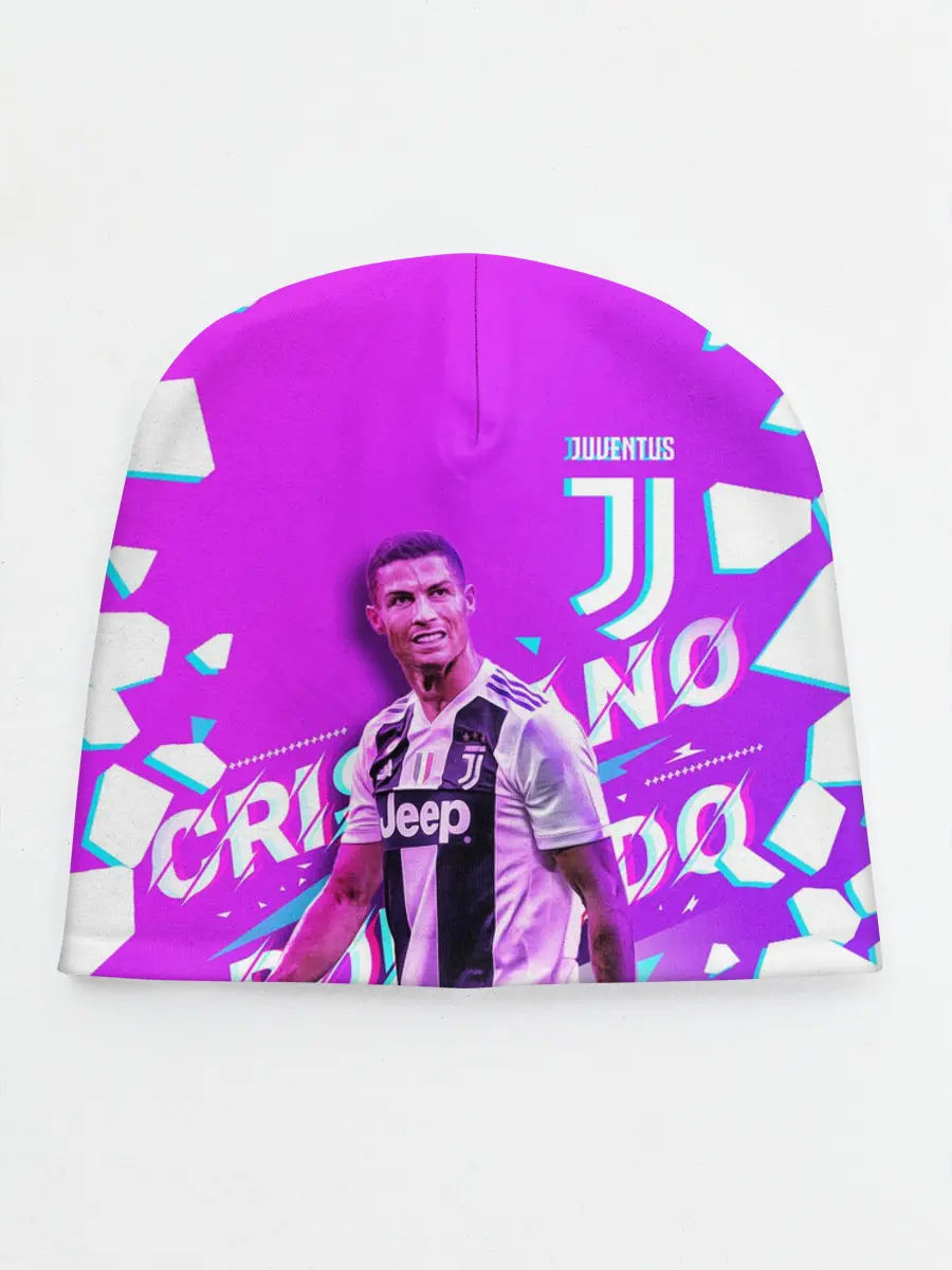 Детская шапка / КРИШТИАНУ РОНАЛДУ / НЕОН