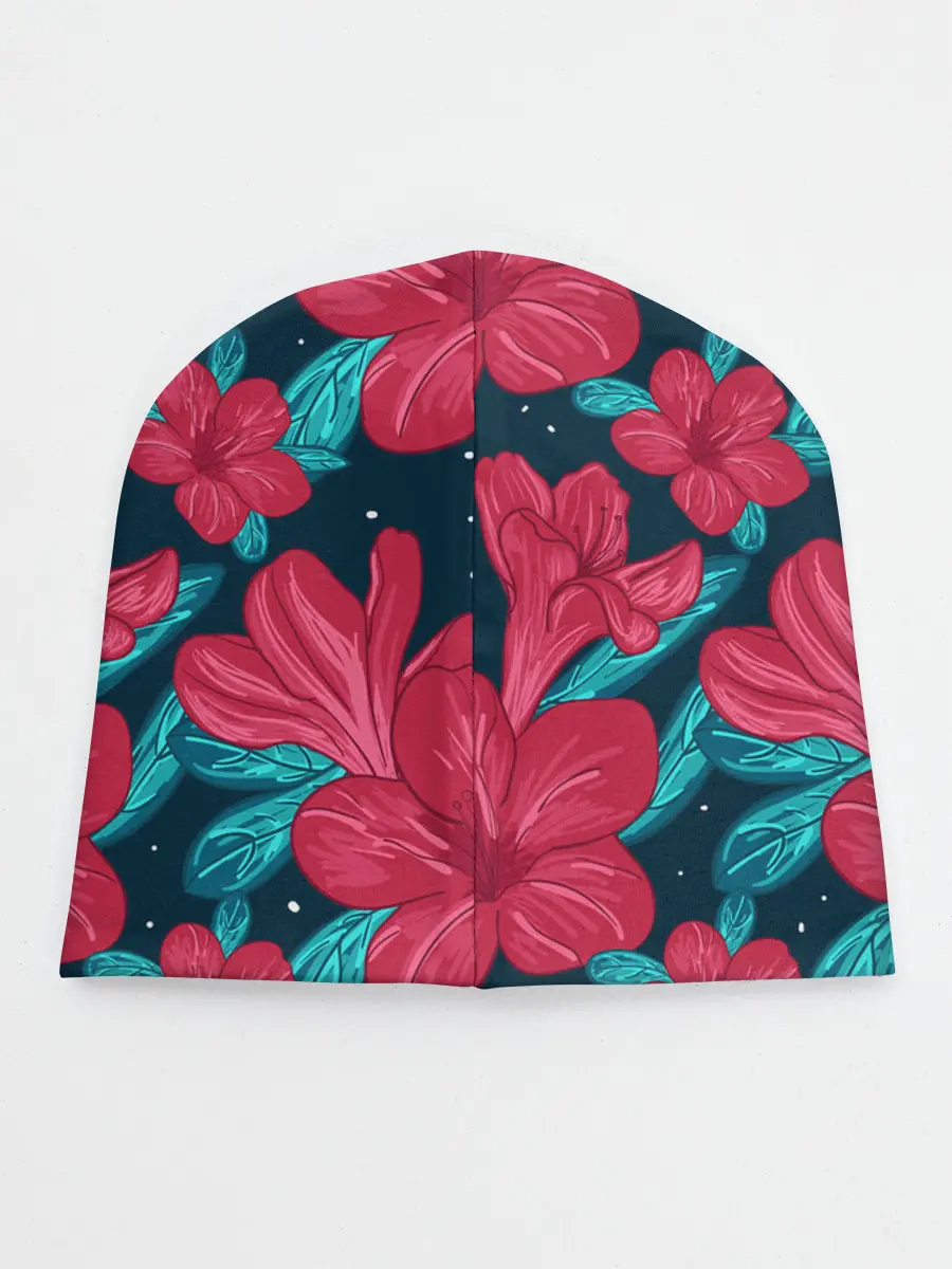 Детская шапка / Моника в цветах