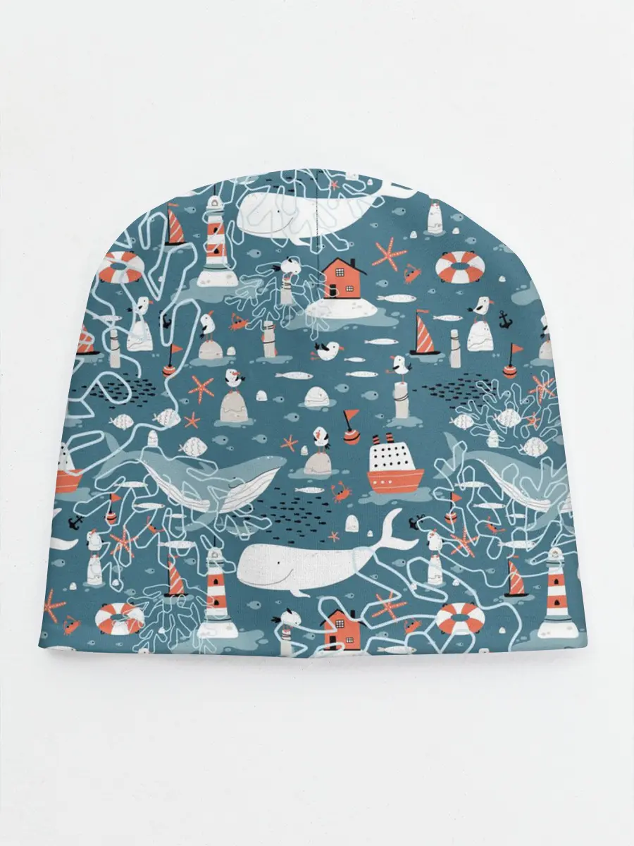 Детская шапка / Море и его жители