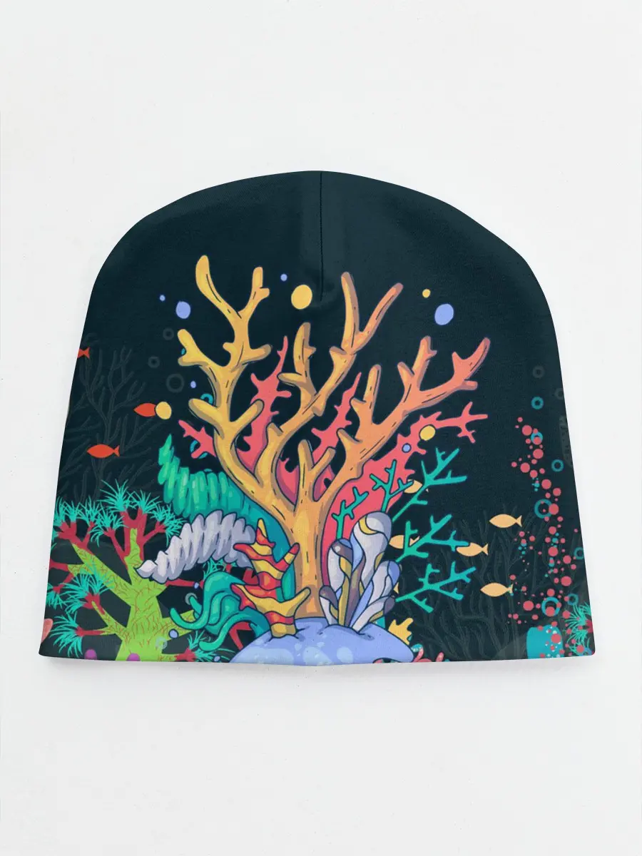 Детская шапка / Морской пейзаж