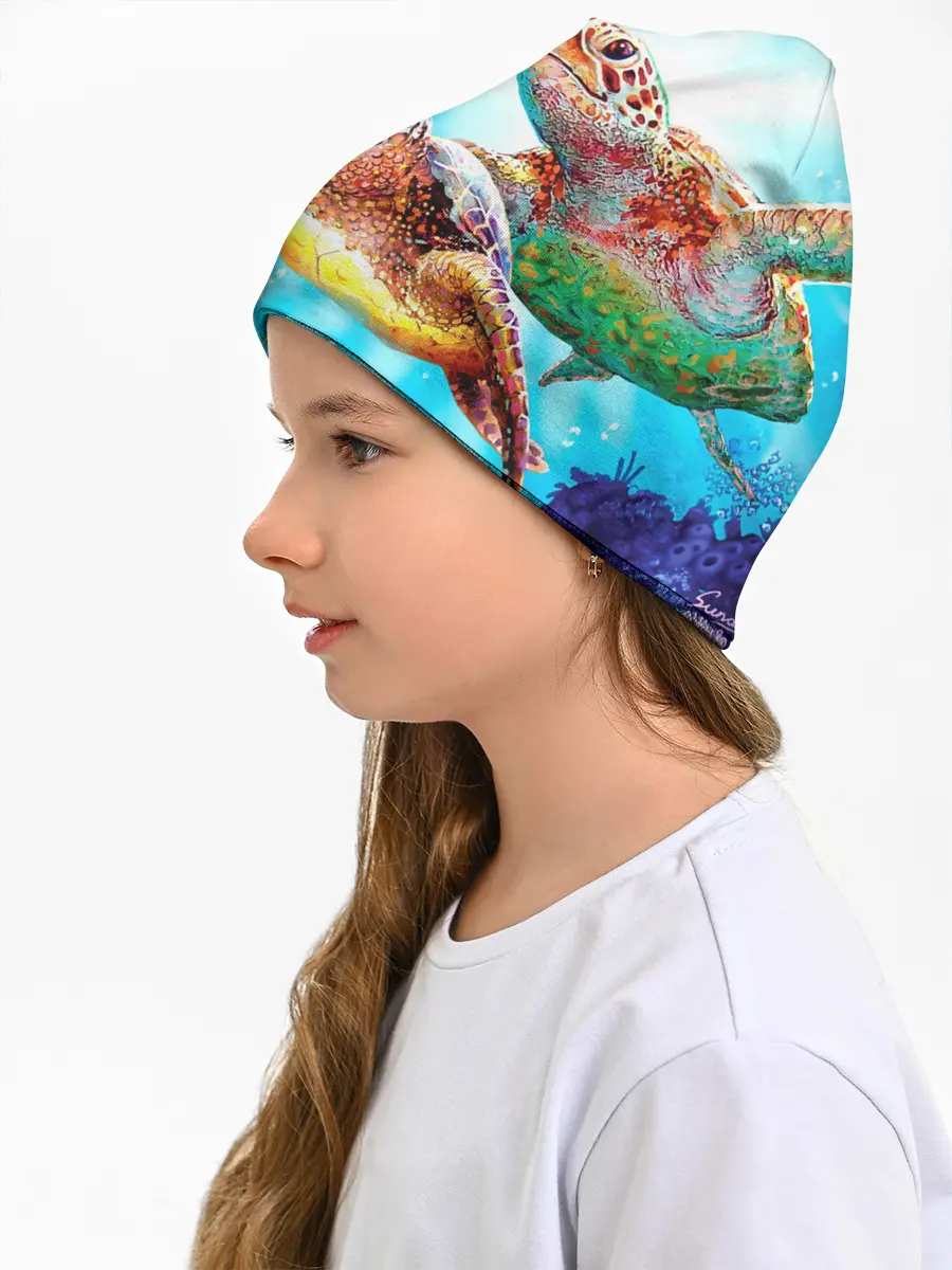 Детская шапка / Морские черепахи