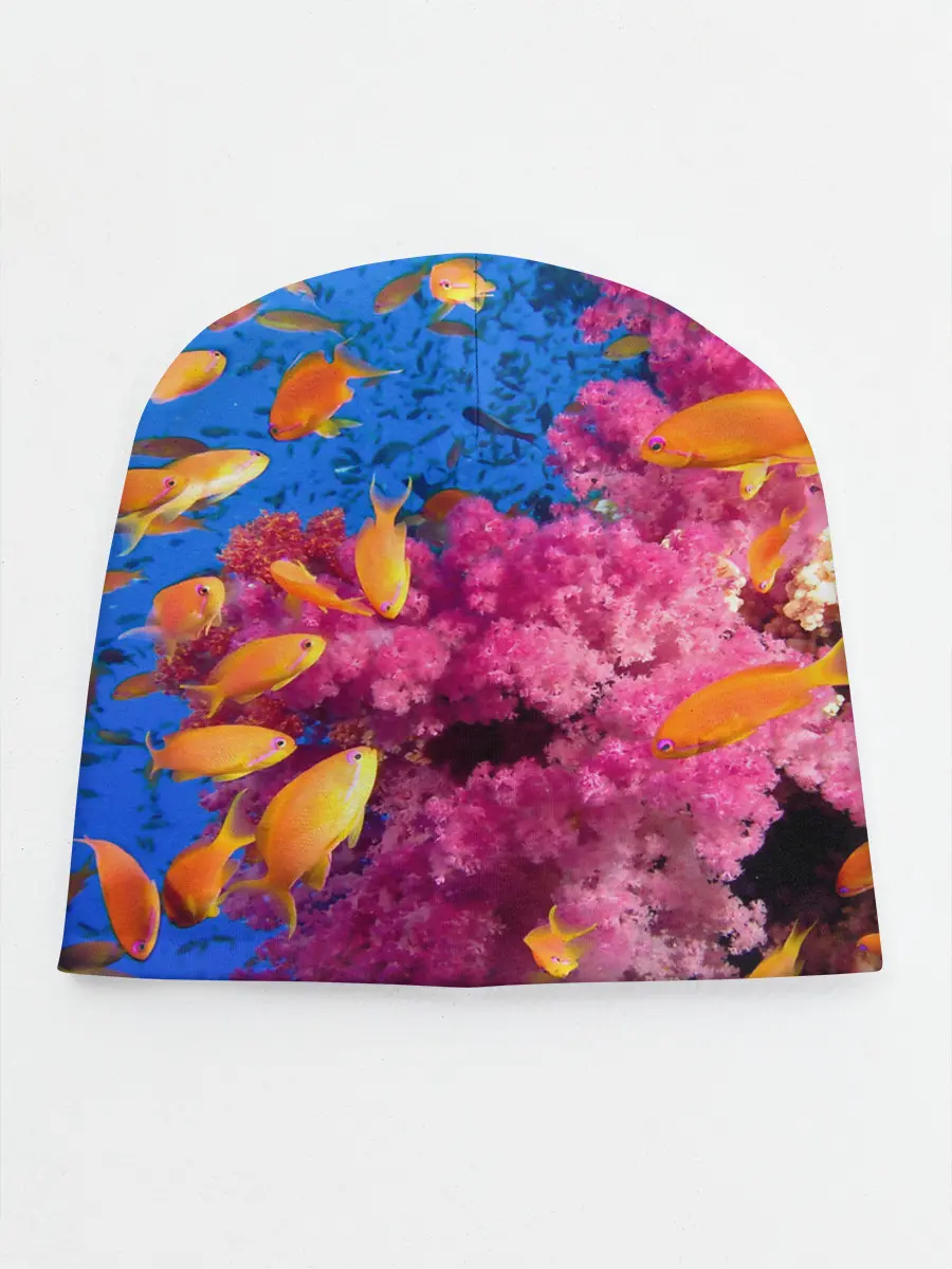 Детская шапка / Коралловые рыбки