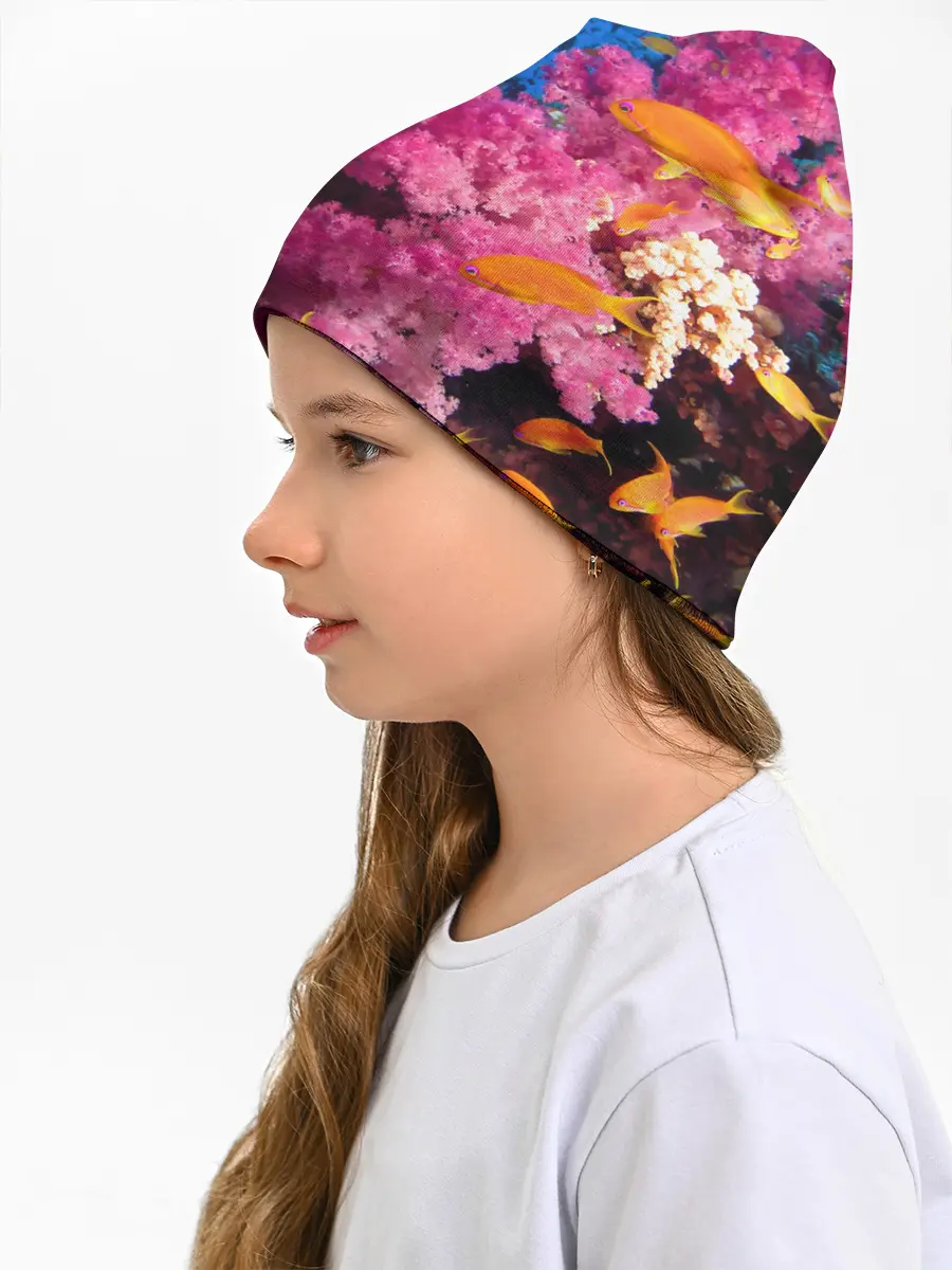 Детская шапка / Коралловые рыбки