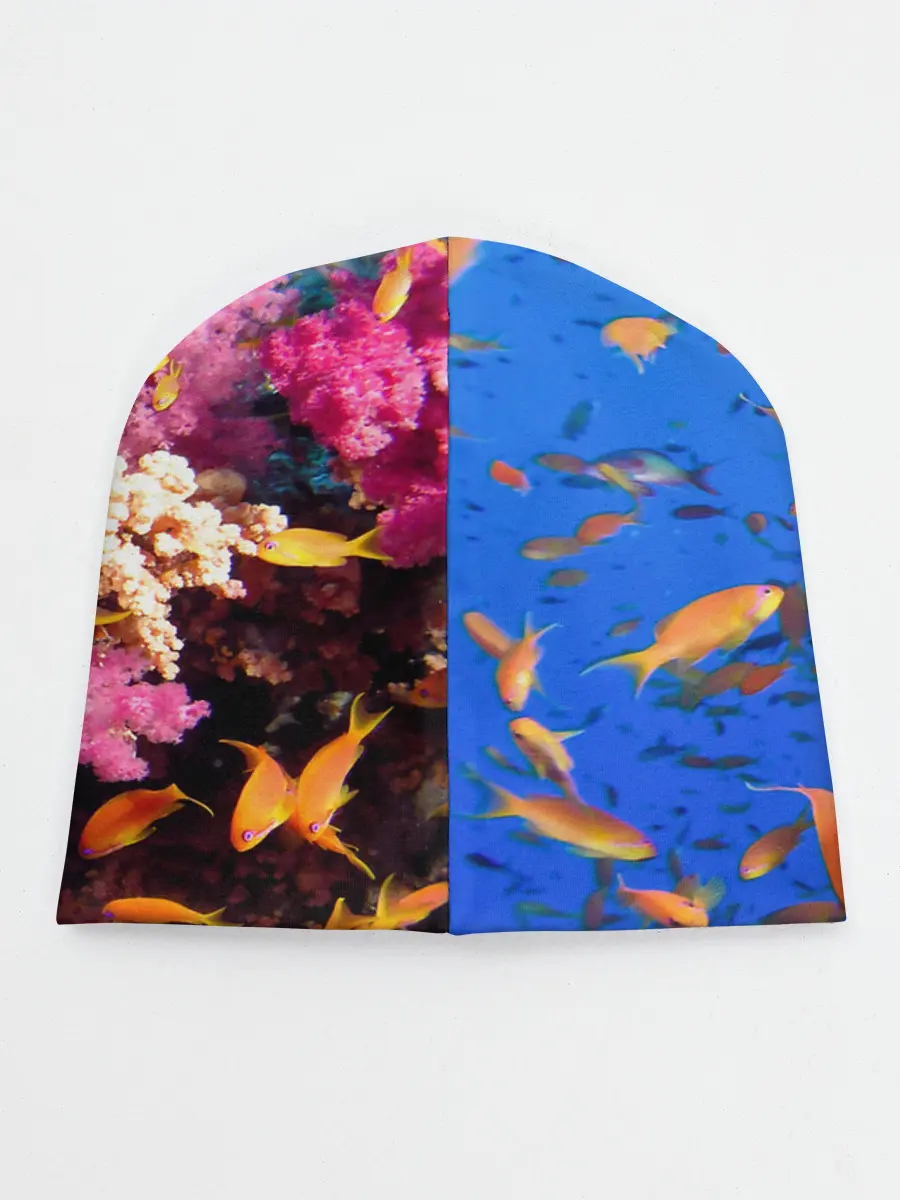 Детская шапка / Коралловые рыбки