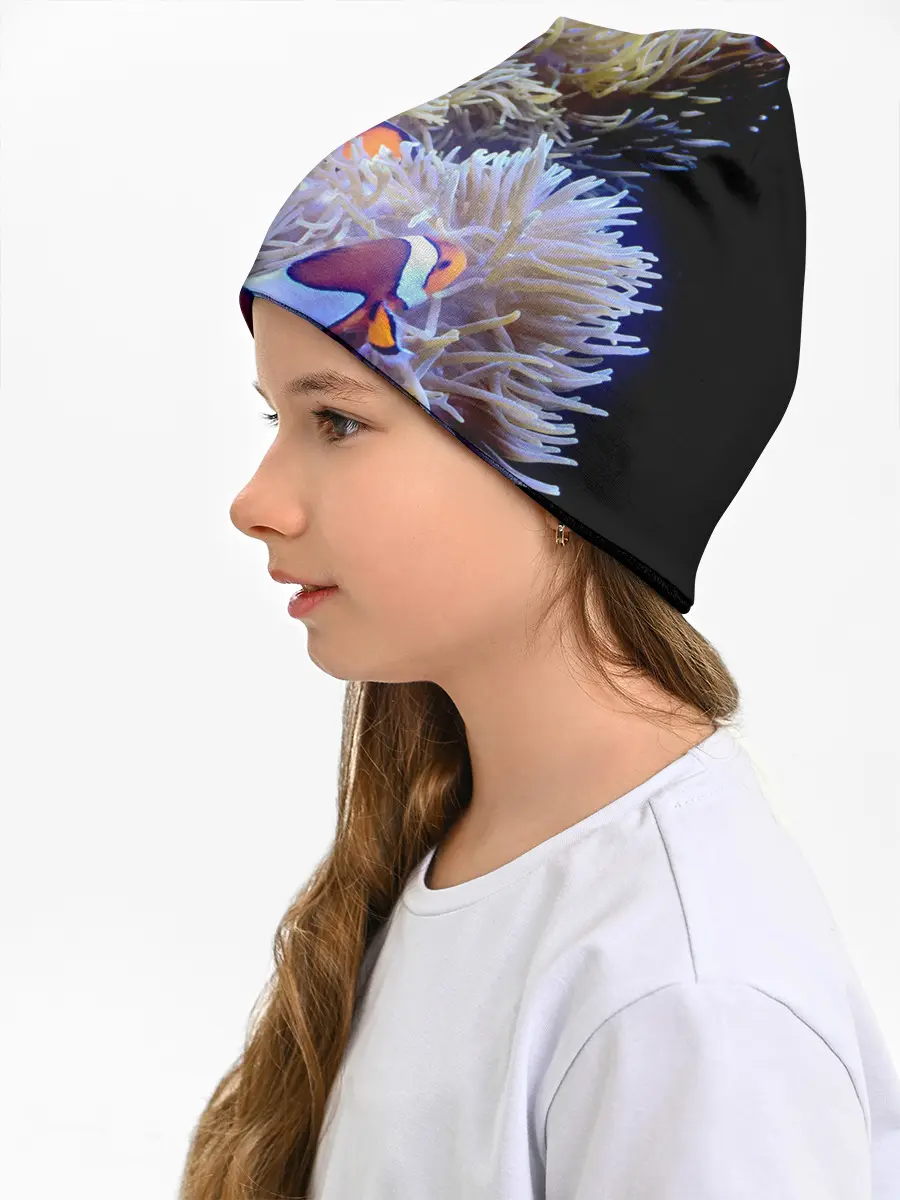 Детская шапка / Клоуны в актинии