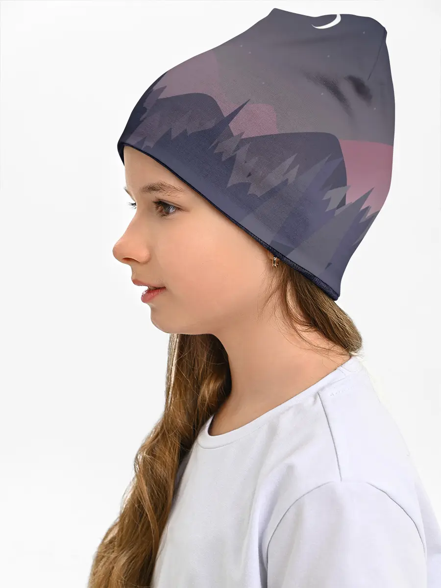 Детская шапка / night forest