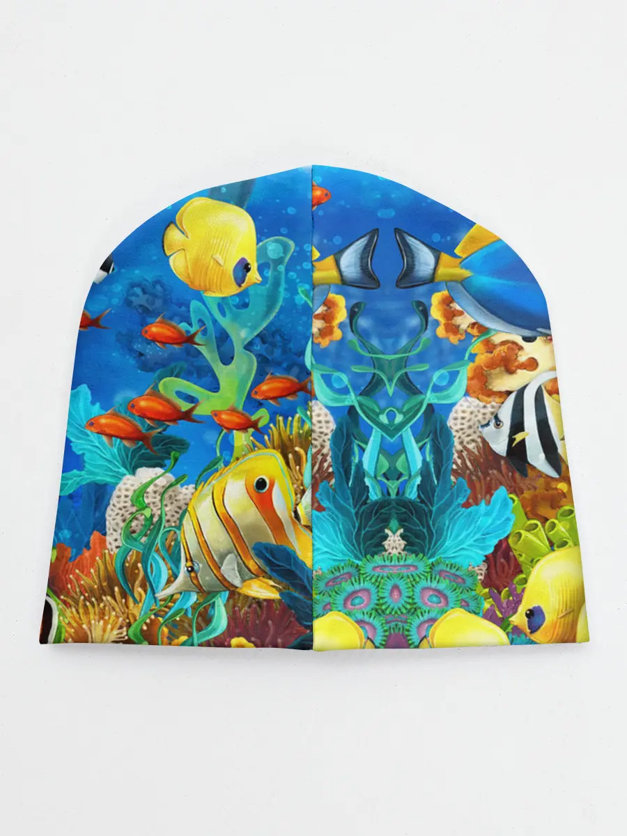 Детская шапка / Коралловые рыбки
