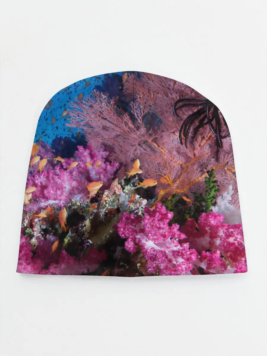 Детская шапка / Коралловые рыбки