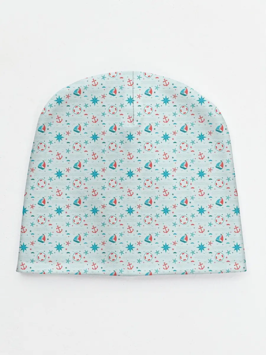 Детская шапка / Морской узор