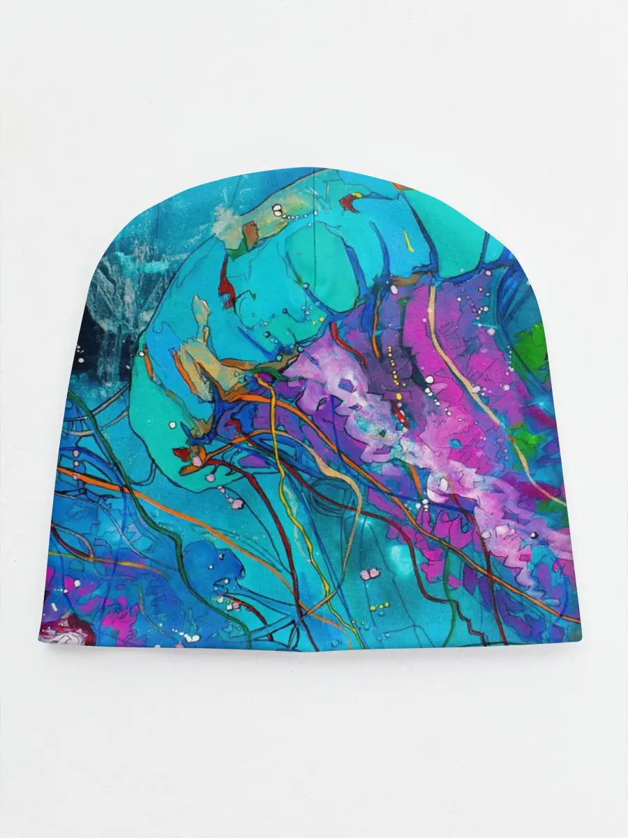 Детская шапка / Красочная медуза