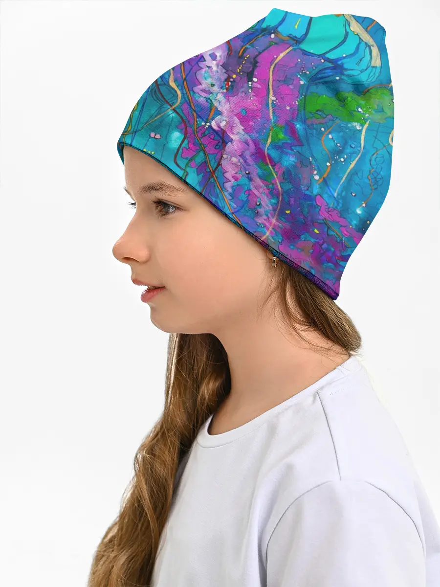 Детская шапка / Красочная медуза