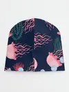 Детская шапка / розовые медузы